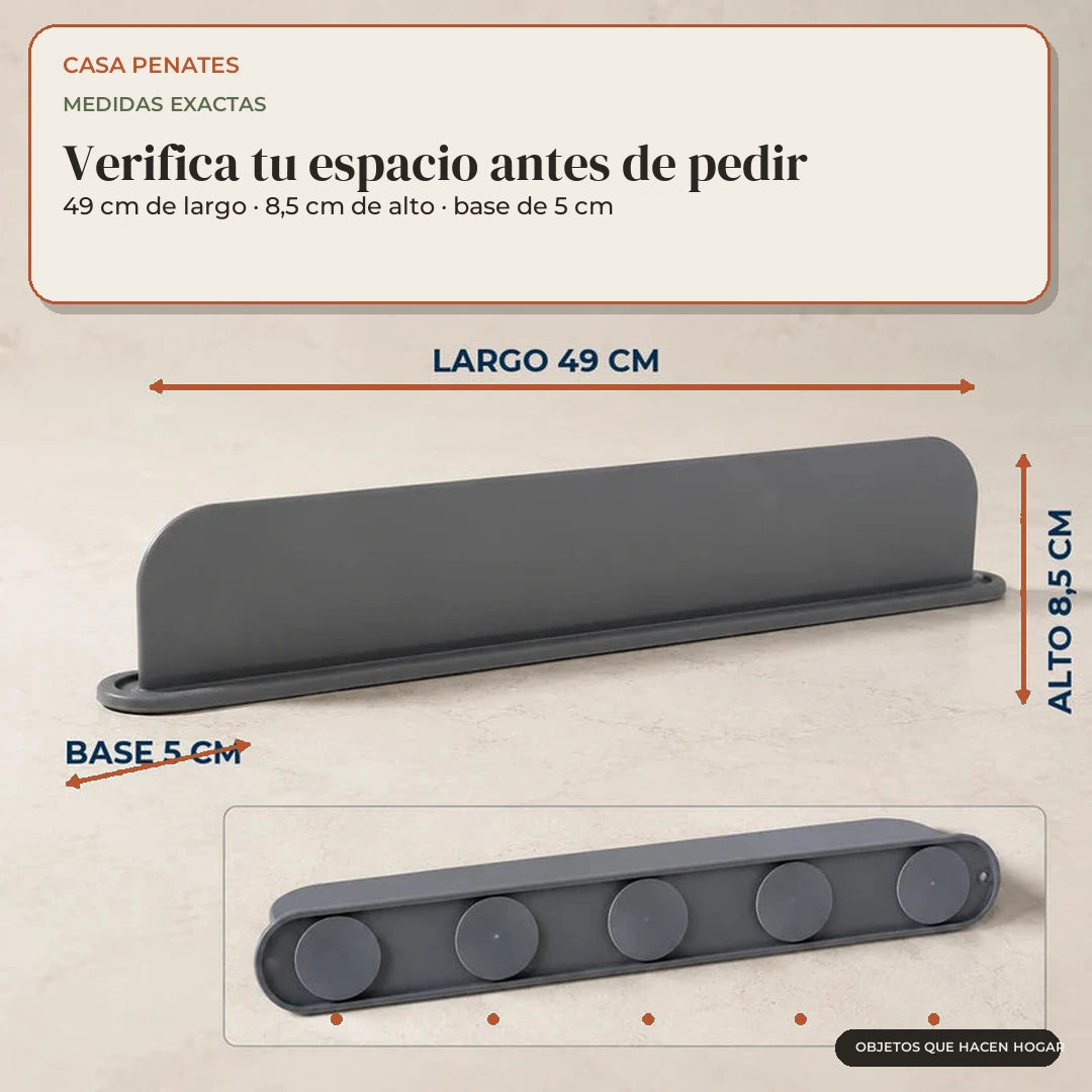 Medidas y base del protector antiregueros