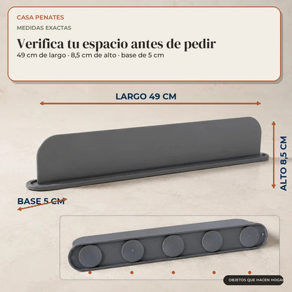 Medidas y base del protector antisalpicaduras